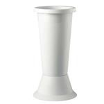 VASO FIORI JOLLY C/BASE BIANCO     cm 18 h 45 ERBA