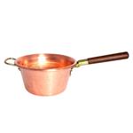 PAIOLO RAME M/CO LEGNO                   cm 22 LAR