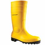 STIVALI SICUREZZA PVC GINOCCHIO 46 GIALLO   DUNLOP