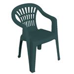 SEDIA RESINA BRACC.LYRA VERDE            PROGARDEN