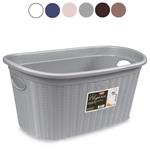 CESTA ELEGANCE GRIGIO          38x58 h 28 STEFANPL