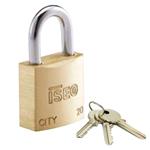 LUCCHETTO OTTONE mm 60 KA                CITY ISEO