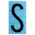 LETTERA ADESIVA NERA SERIE T80 S         LETTERFIX