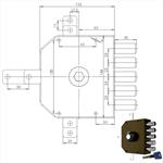 SERRATURA SIC.QUINTUPLICE SX POMPA      3300 MC CR