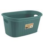 CESTA ELEGANCE GREEN           38x58 h 28 STEFANPL