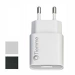 CARICABATTERIE 1 USB-A watt 15         3912 TIEMME