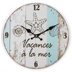 OROLOGIO MURO VACANCES A LA MER cm  30  XTRA 12494