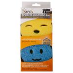 SPUGNA FIBRA COLORATA              Pz 2 16043 APEX