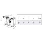 LUCCHETTO CORAZZATO mm 84 SERRANDE          POTENT