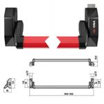 MANIGLIONE ALPHA PUSH VERTICALE    5M016-10-0 CISA