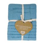 ASCIUGAMANI BAGNO OSPITE+VISO VENUS       Pz 2 O&N