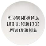 PIATTO CERAMICA PIANO TORTA           cm 26,5 SOOR