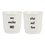 TAZZA CAFFE CERAMICA ANCHE NO      ml 90 Pz 2 SOOR