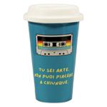 TAZZA MUG CERAMICA COPERCHIO ARTE      ml 260 SOOR