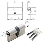 CILINDRO INFILARE R6 100-35-65      889935659 ISEO