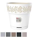 VASO GAIA TONDO RIS.ACQUA GREIGE  25 h 25 STEFANPL