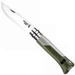 COLTELLO VIROBLOC INOX N. 8 HORIZON KAKI    OPINEL