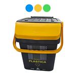 PATTUMIERA DIFFER.ECOLOGIC NE/BLU    l 30 ECOPLAST