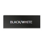 TARGHETTA mm 70,0x20,0 NERO/BIANCO Pz 10 MY FAMILY