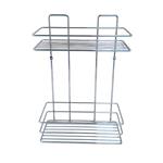 MENSOLA BAGNO CROMO RETT. 2P 24x11 h 36 XTRA 01344