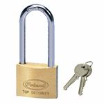 LUCCHETTO OTTONE mm 30 ARCO LUNGO           POTENT